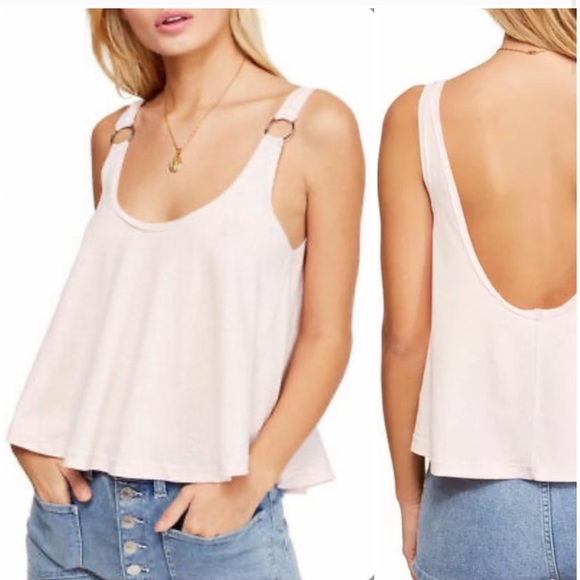 Free People Tops - Free People Carly Metal Ring Tank Top